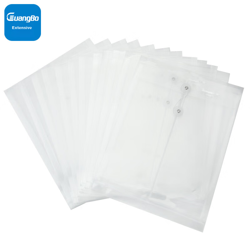 GuangBo 12 Pack Thick Waterproof File Folders with String Binding