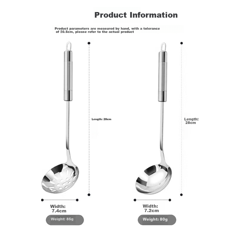 Maxcook Yinding 304 Stainless Steel Soup Ladle Set