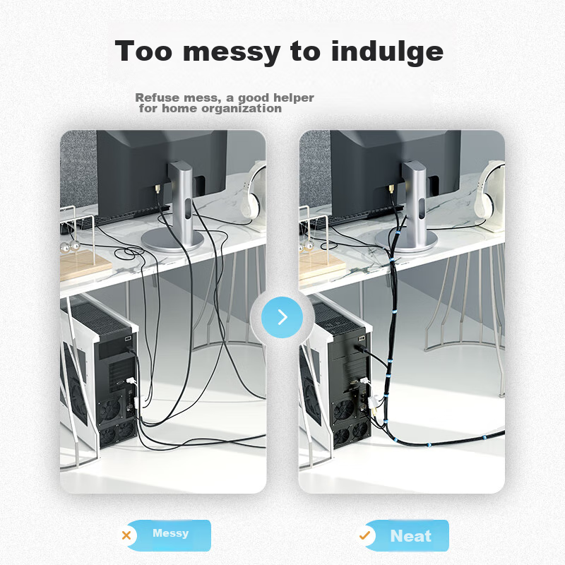 SAMZHE Velcro Cable Strips - 20*200mm Organizer