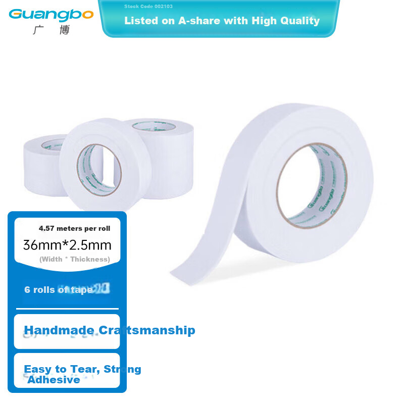 GuangBo Double-Sided Rubber Tape 24mm