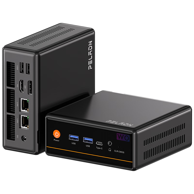 PELADN Mini Desktop Ryzen R5 5600H Gaming PC