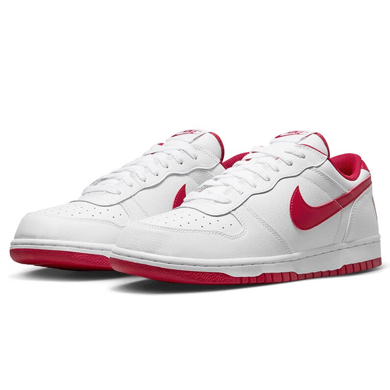 NIKE Men's Big Low Casual Sneakers White