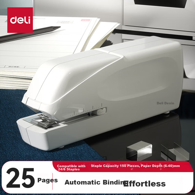 Deli Dual Power Electric Stapler - Large Size
