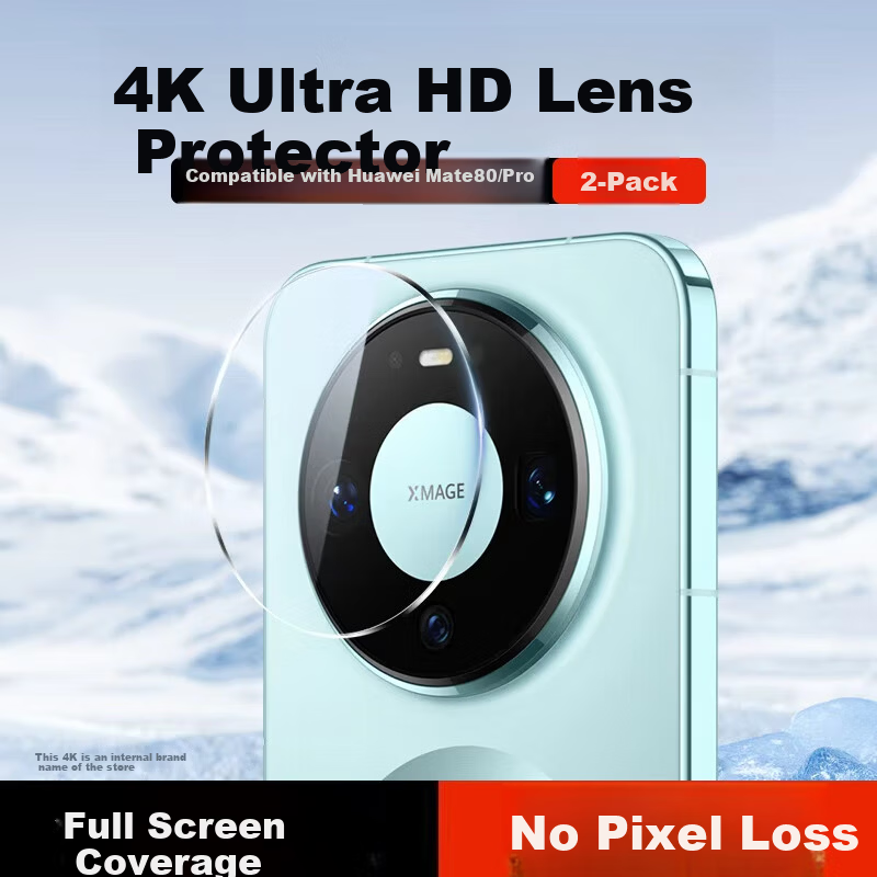 KOOLIFE Mate80 Pro Lens Protector Value Pack of 2