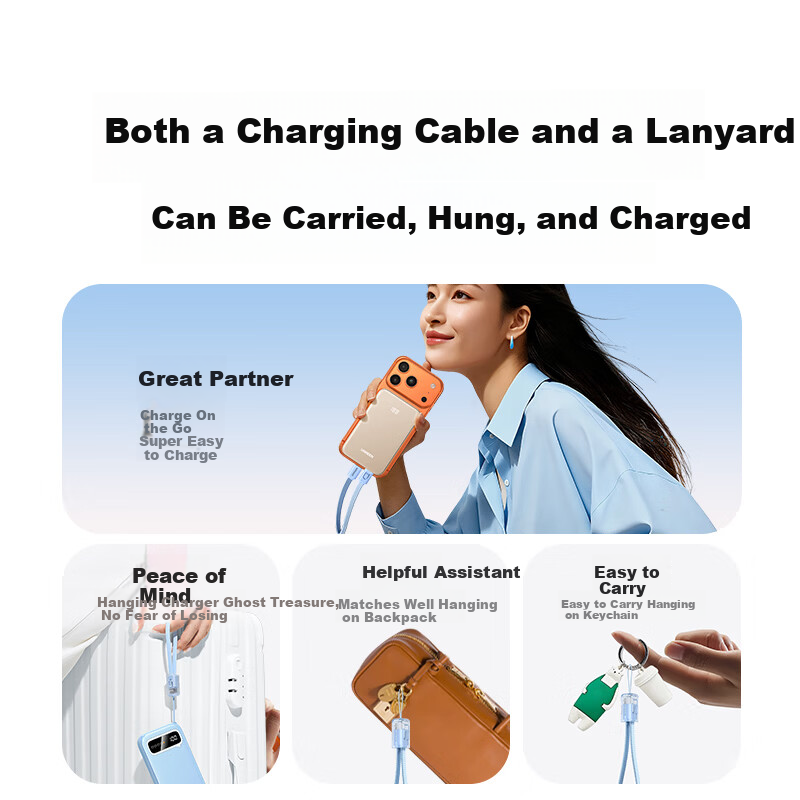 UGREEN Portable Lanyard Charging Cable