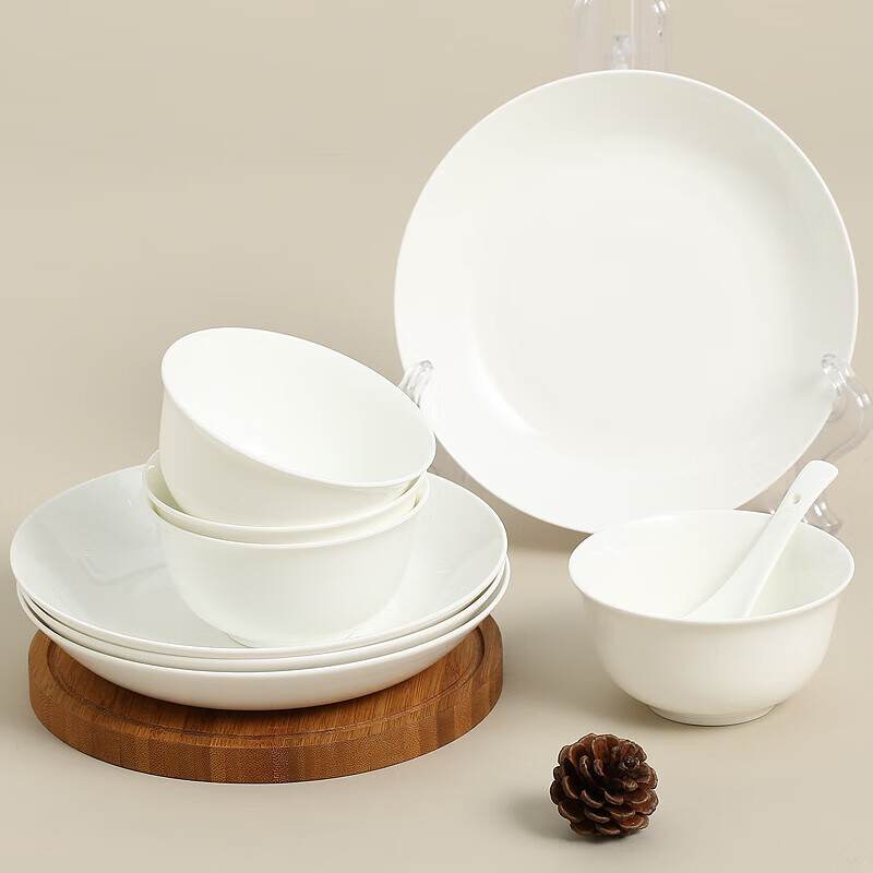 Sky Top Ceramic Bone China Dinnerware Set for 4
