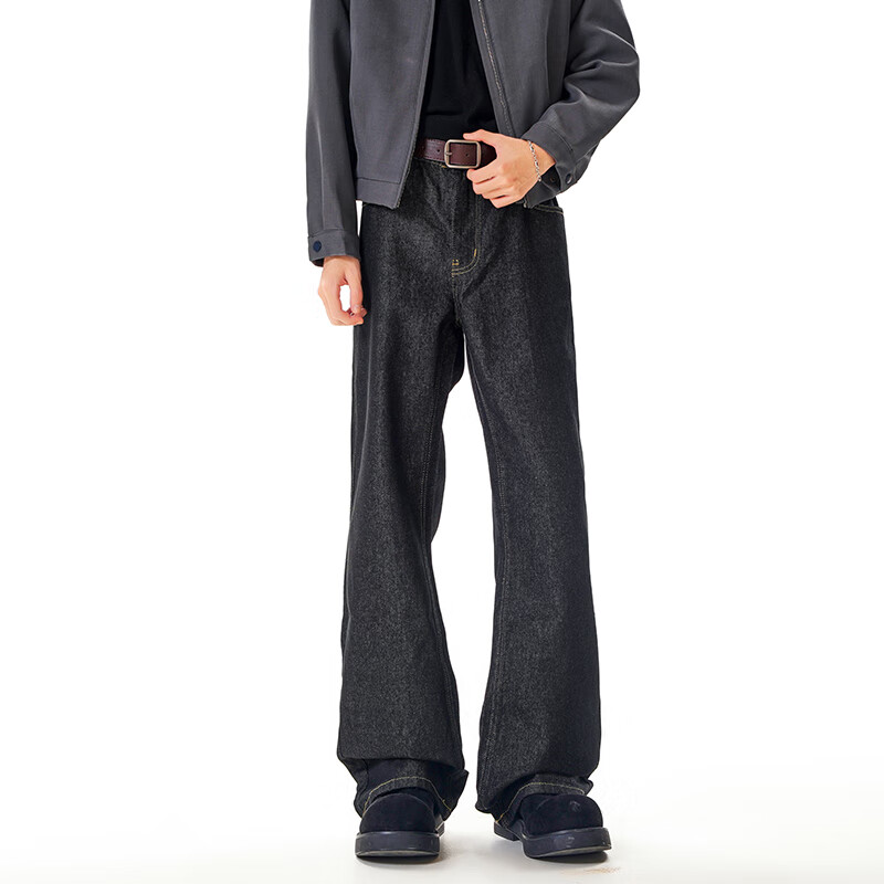 LOMBT Vintage Men's Denim Jeans - Comfortable & Versatile