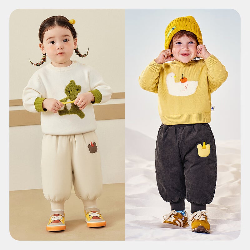 Minibala True Fleece Kids Water-Repellent Down Pants