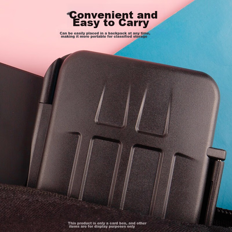 JJC SD & TF Card Storage Holder - Holds 12 SD & 12 TF Cards