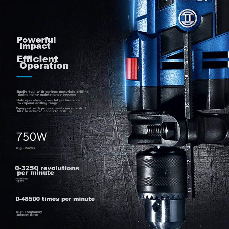 BOSCH Heavy-Duty 750W Impact Drill GSB 16 RE