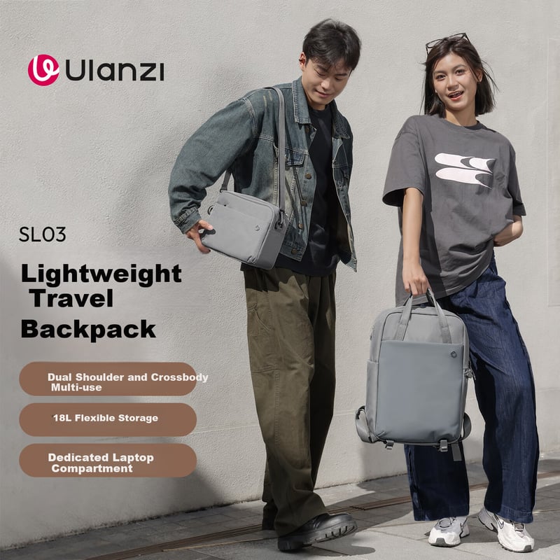Ulanzi F08 Lightweight Dual Shoulder Photography Backpack