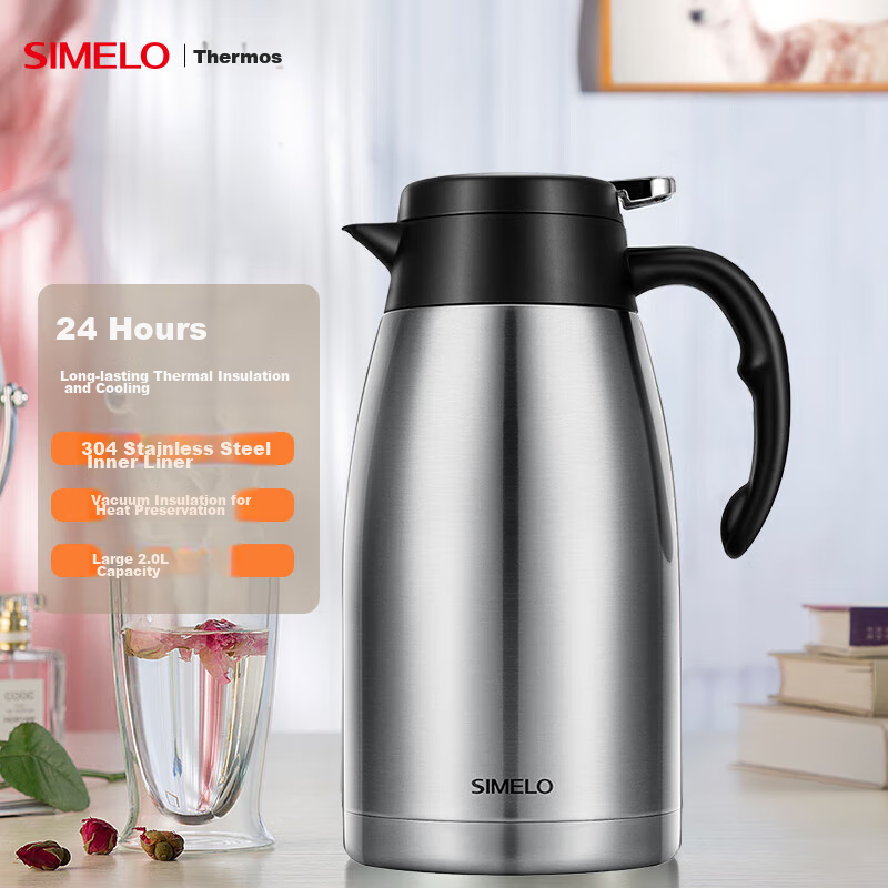 SIMELO Insulated Thermos 2.0L