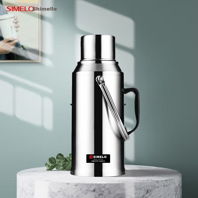 SIMELO Insulated Flask - Large Capacity Glass Thermos