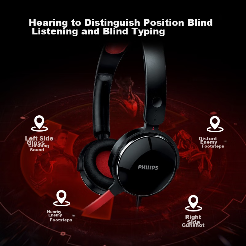 PHILIPS Wired Headphones with Microphone