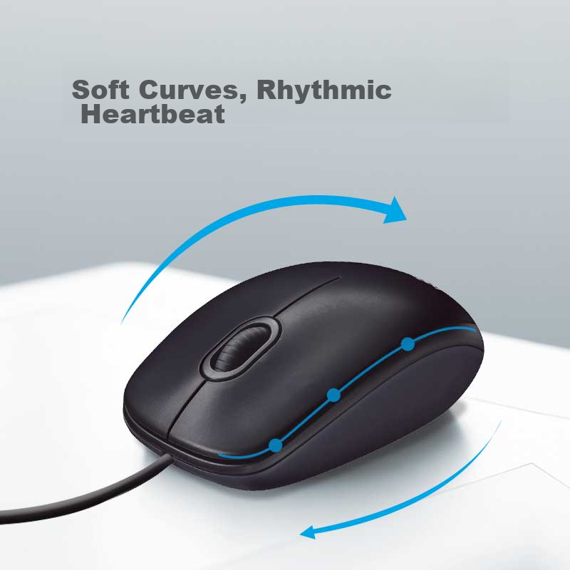 Logitech M90 Wired Mouse - Comfortable & Reliable