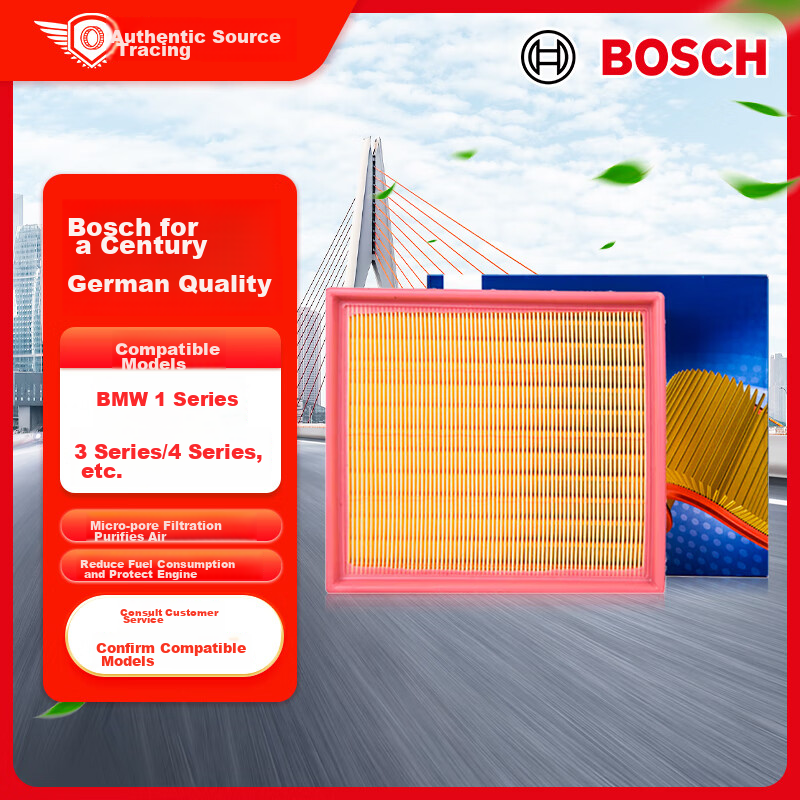 BOSCH Air Filter Element 2945 for BMW Series