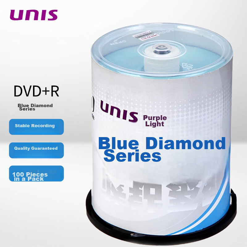 UNIS DVD+R Blue Diamond Series Burn Disc
