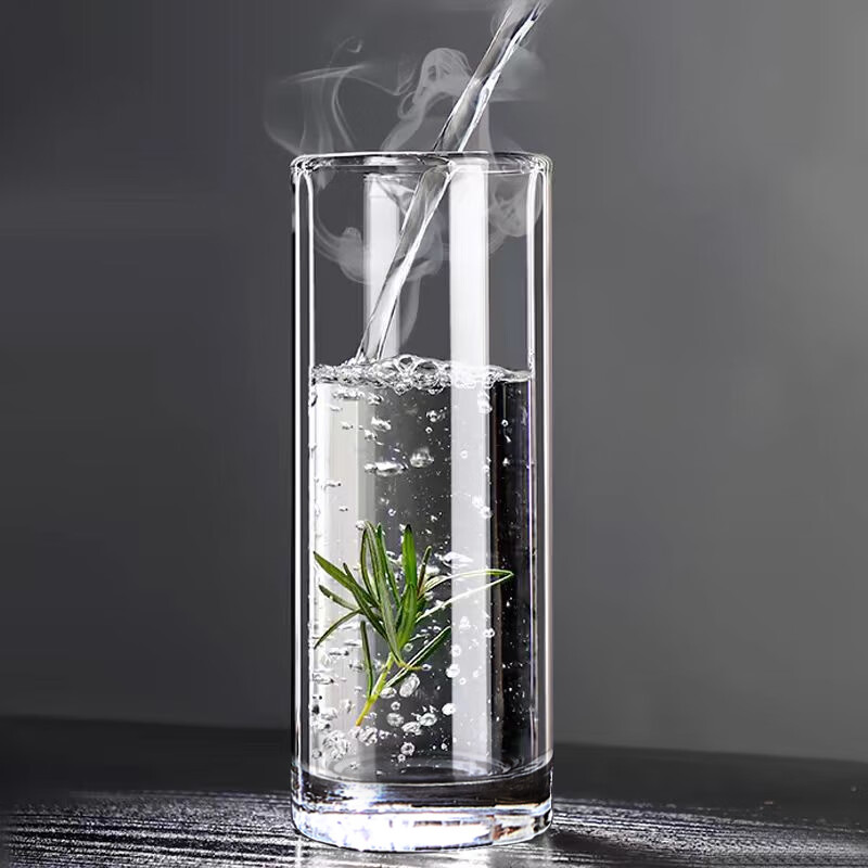 Green Apple 6-Piece Heat-Resistant Glass Cup Set
