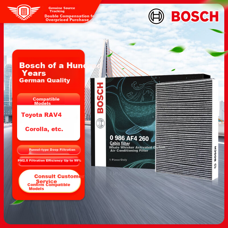BOSCH Air Conditioner Filter 4260 for Camry & Corolla