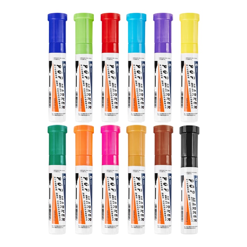 BAOKE 6mm 12-Color Chalk Pen Set