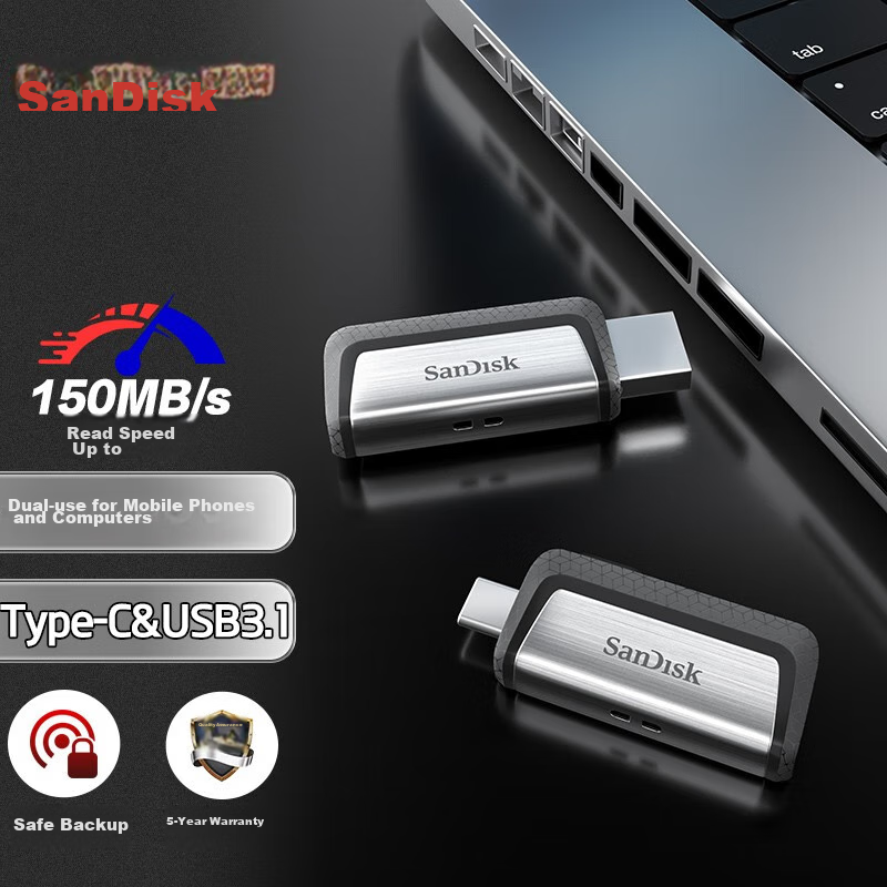 SanDisk 128GB Type-C USB3.1 DDC2 Flash Drive