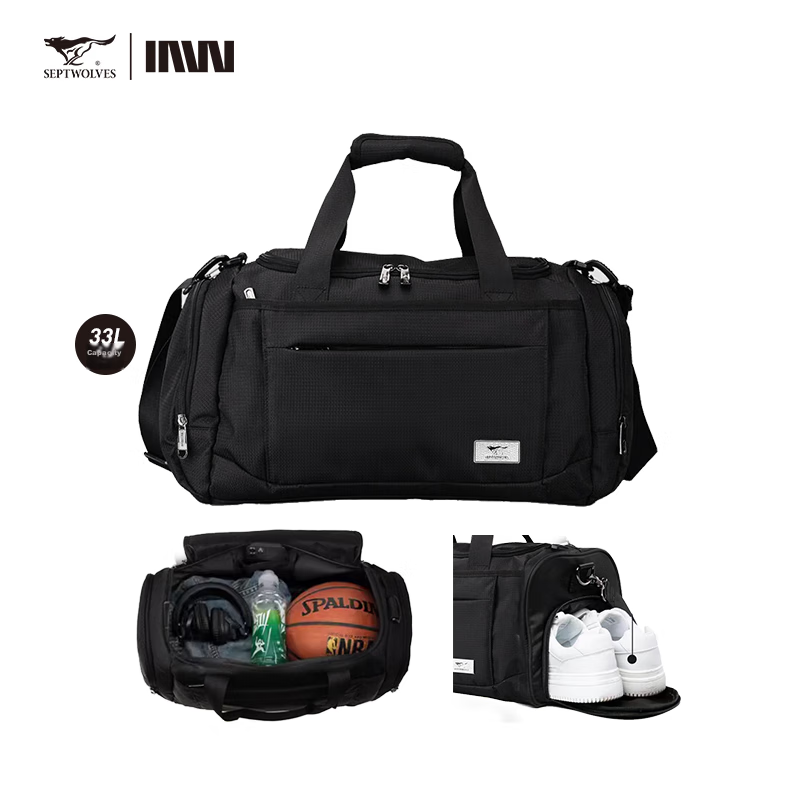 SEPTWOLVES Large Travel Bag for Sports & Fitness