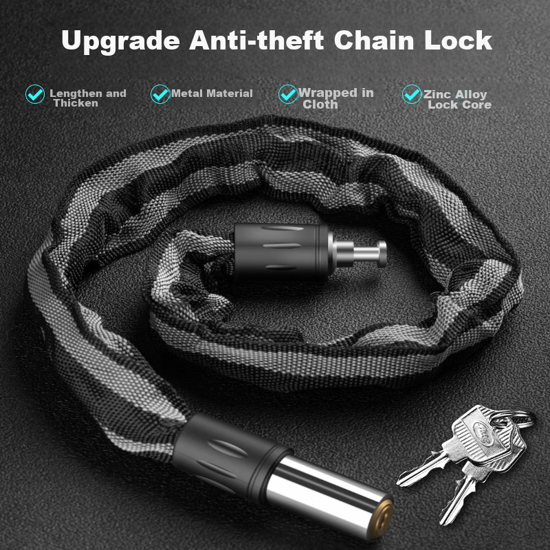 Move Iron Electric Bike Chain Lock - 0.9 Meter Anti-Theft Lock