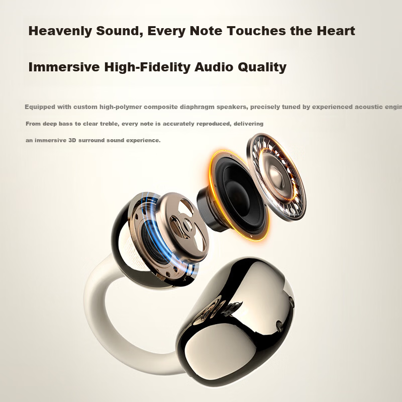 ENKOR EW21 Clip-On Bluetooth Earphones