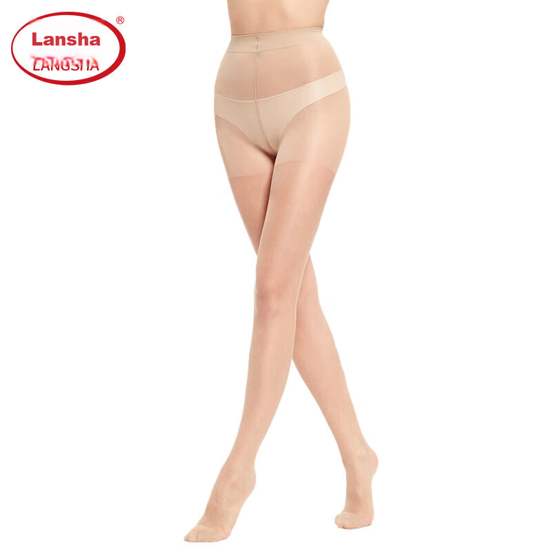 LangSha Silk Stockings with Garter Belt - Ultra-Thin Sheer Pantyhose