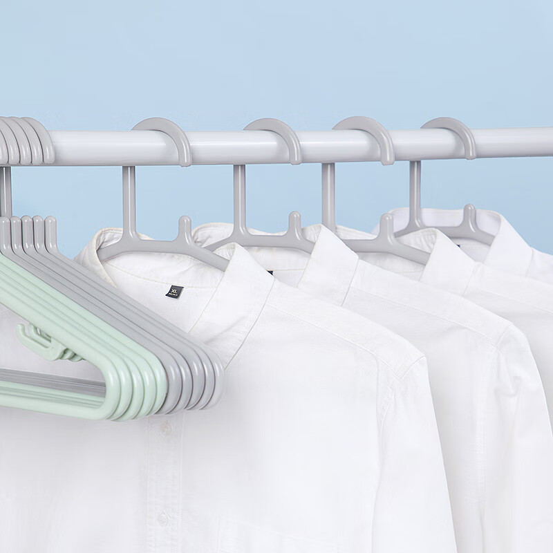 CHAHUA Coat Hangers - Non-Slip Drying Rack Set (10 Pieces)