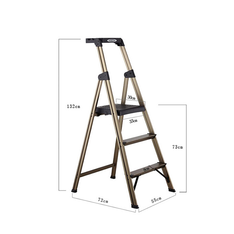 Werner Aluminum A-Frame Ladder - 3 Steps