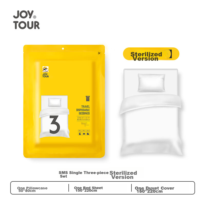JOYTOUR Sterilized Thickened Disposable Bed Set