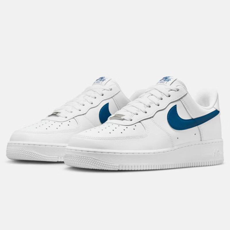 NIKE Air Force 1 White Casual Skate Shoes