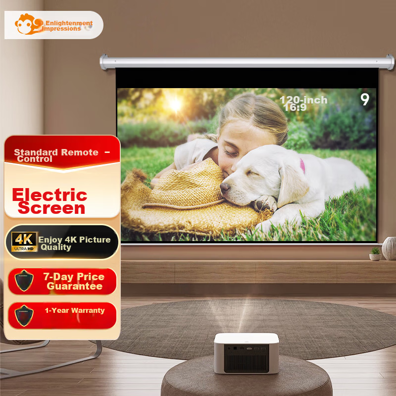 Wuyinxiang 120" Electric Projection Screen