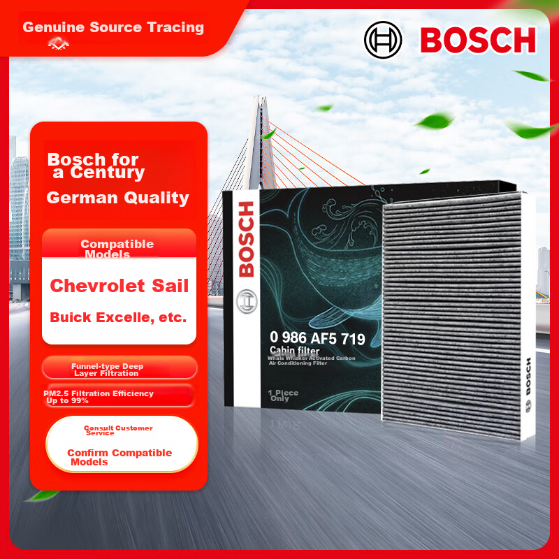 BOSCH Air Conditioner Filter for Chevrolet & Buick Cars