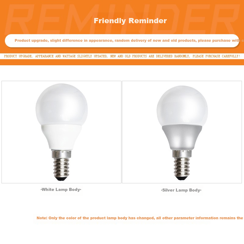 FSL Foshan Lighting 3W LED E14 Warm Globe Bulb (2-Pack)
