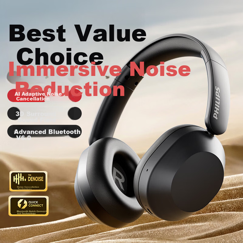 PHILIPS Flagship Bluetooth Over-Ear Headphones