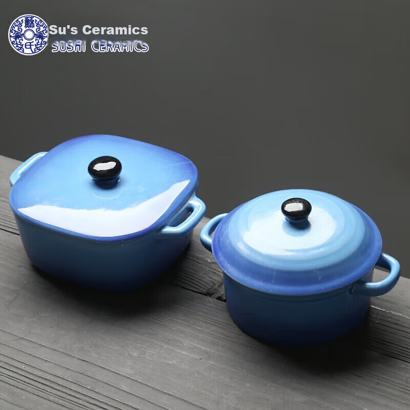 SUSHI CERAMICS Double-Ear Bird's Nest Soup Pot