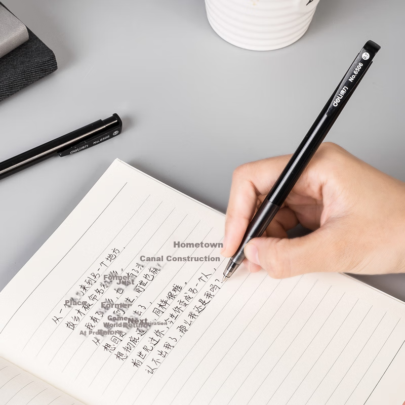 Deli Ballpoint Pen - 0.7mm Retractable Ink Pen