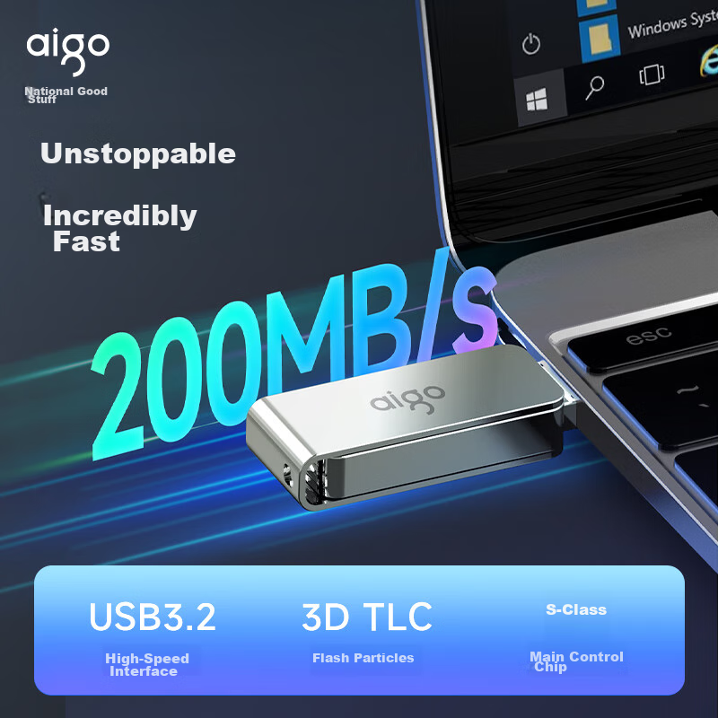 Aigo 64GB USB3.2 High-Speed Flash Drive