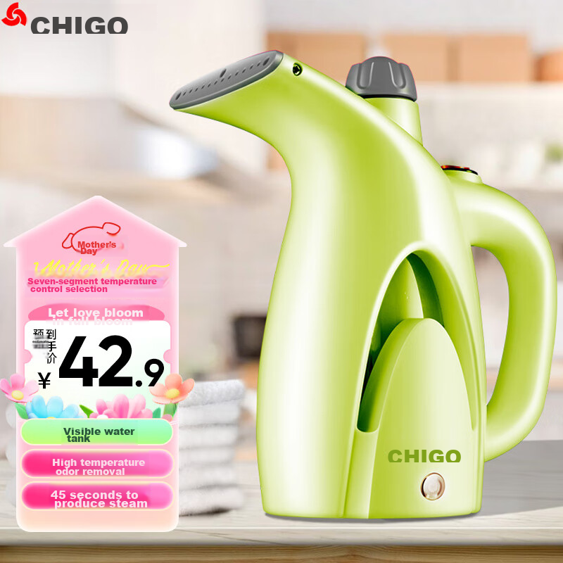 CHIGO Handheld Garment Steamer - 800W Steam Iron
