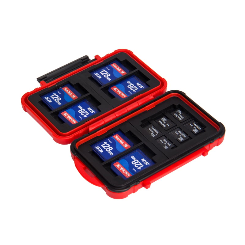 EIRMAI DSLR Camera Storage Card Case - Red