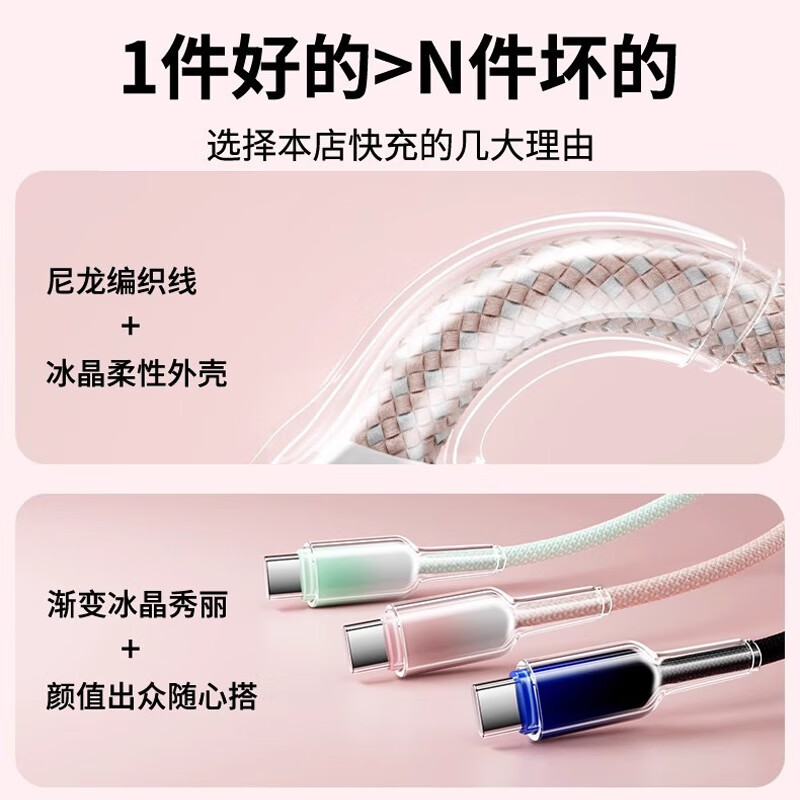Beimo 3-in-1 120W Fast Charging Cable
