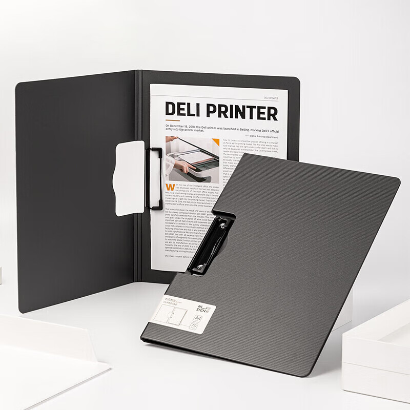 Deli A4 Landscape Folding Clipboard