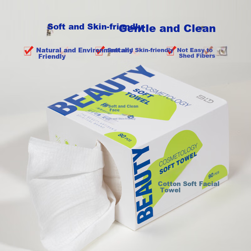 Beautyblend Cotton Pads - Thick Soft Wipes, 90-Sheet Roll
