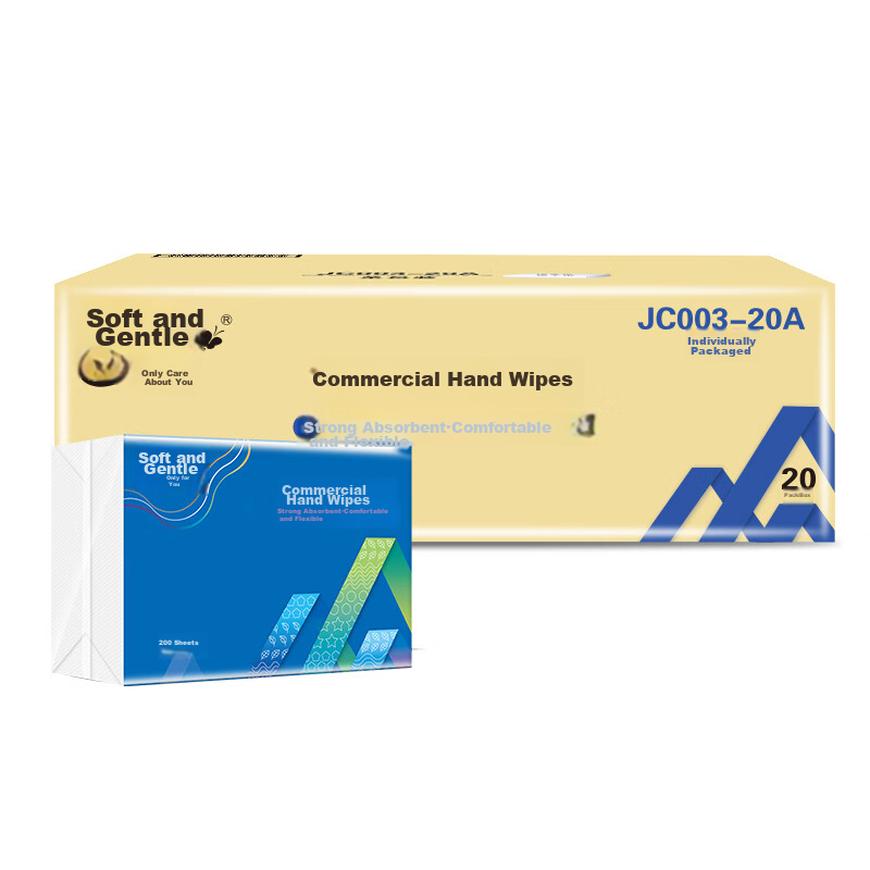 C&S Large Hand Towel Paper, 200 Sheets x 20 Packs