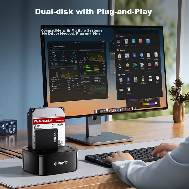 ORICO Dual-Drive Hard Drive Enclosure