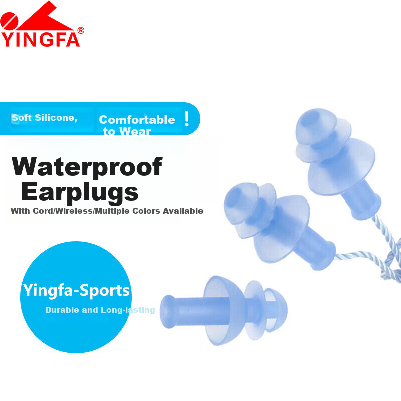 YINGFA Swimming Earplugs - Soft Comfortable Professional Swim Earplugs