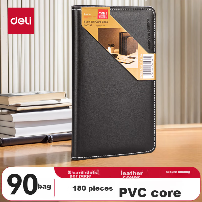 Deli 90 Pockets Business Card Holder