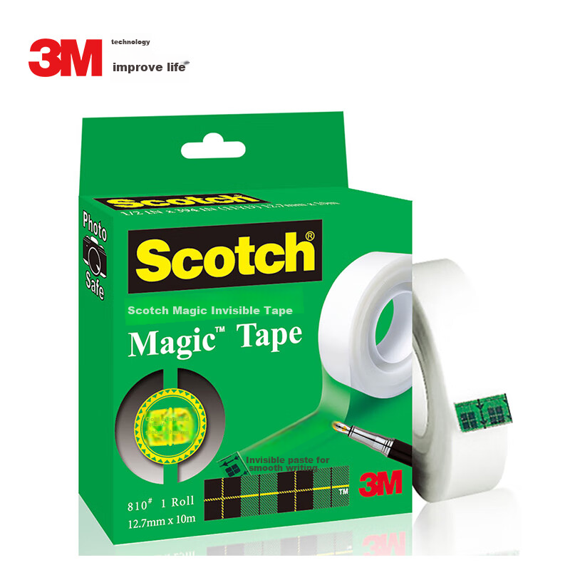 3M Scotch Invisible Tape - Traceless Transparent Magic Tape